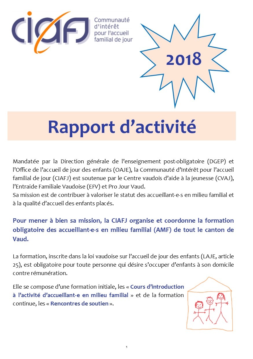 Rapport Dactivité 2018