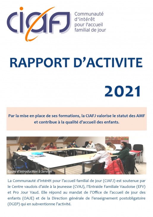 Image Le rapport d'activité 2021 est là!